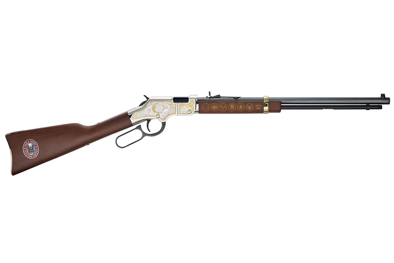 Henry Repeating Arms Eagle Scout Tribute 2nd Ed. Golden Boy 22 Caliber Lever-Action Rifle